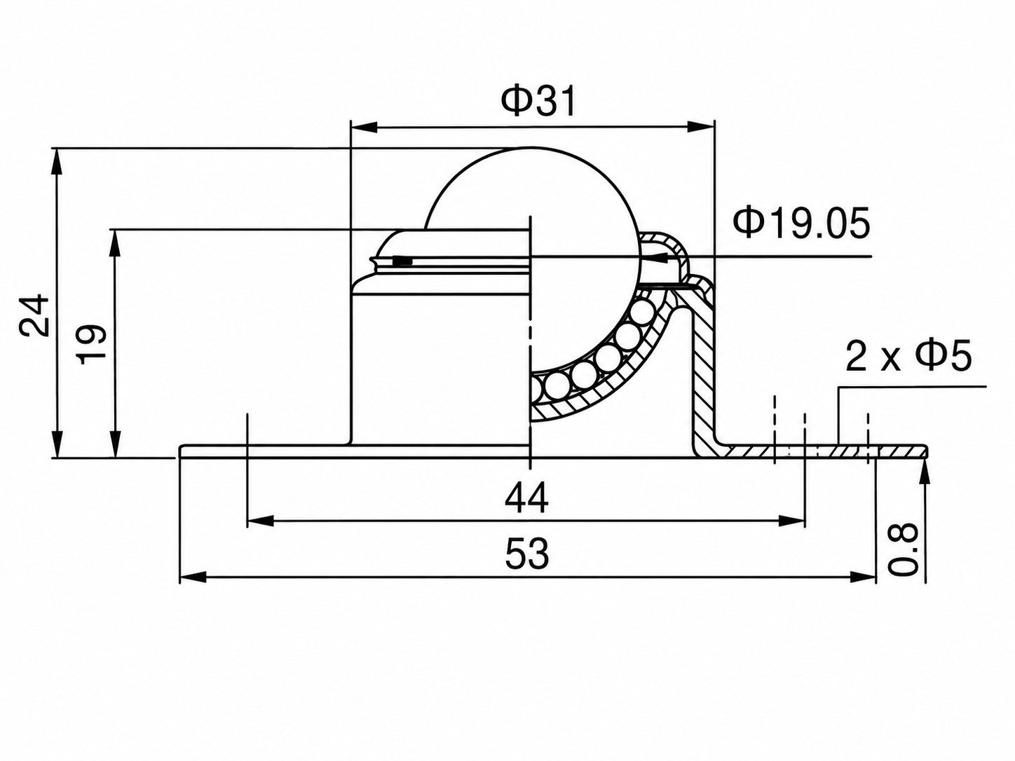 Engineering Drawing / CAD Dimension Image