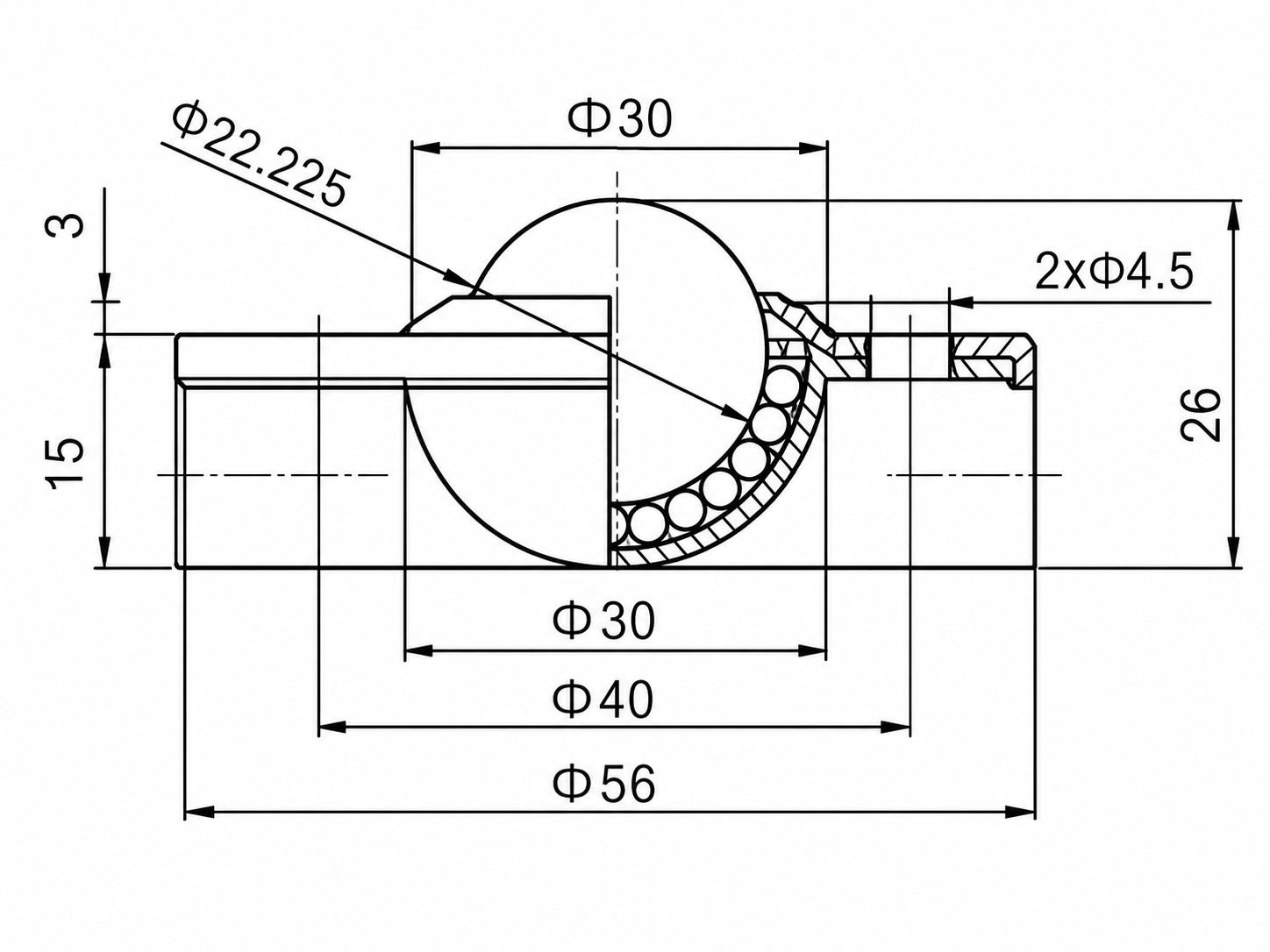 Engineering Drawing / CAD Dimension Image