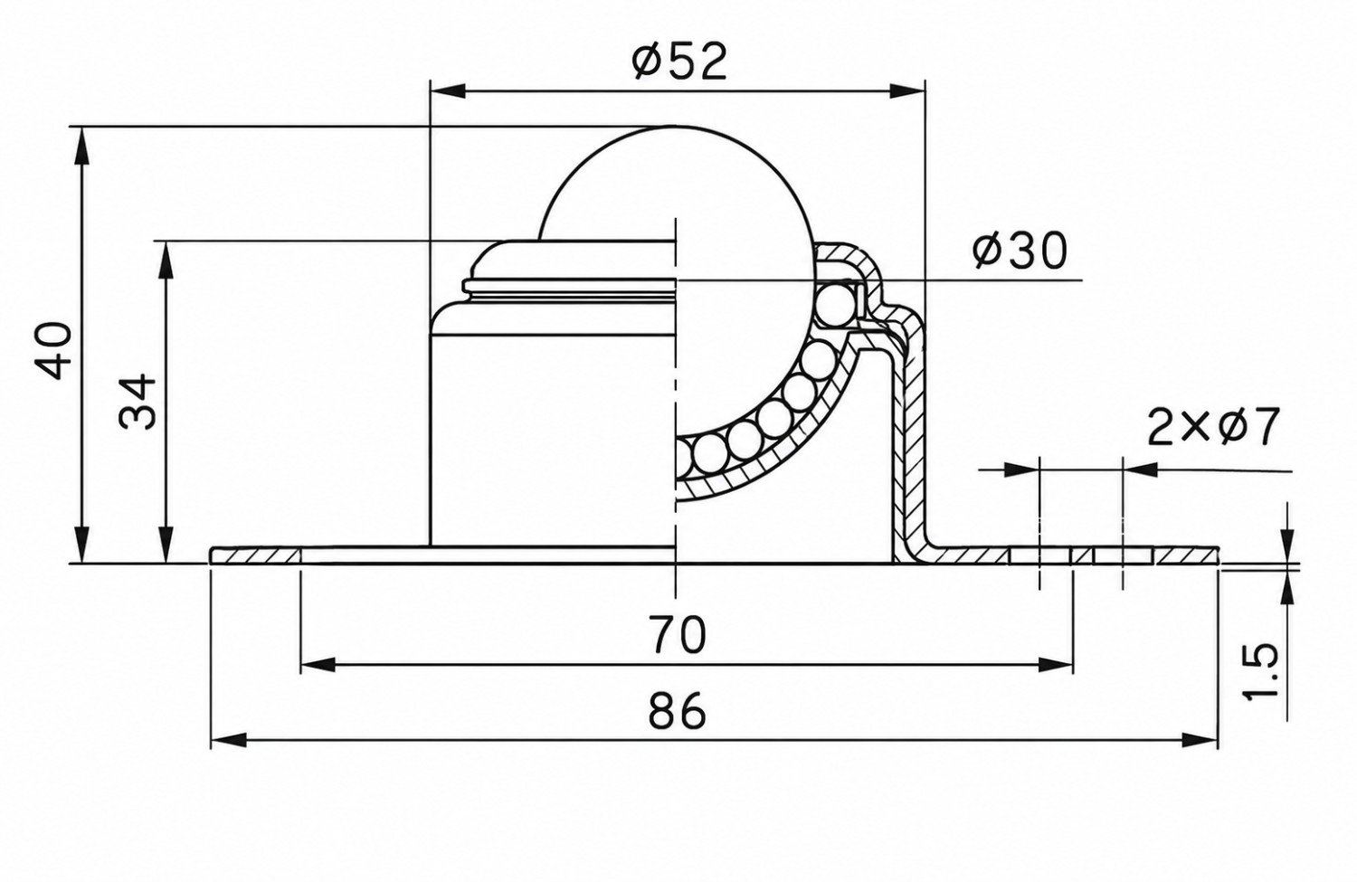 Engineering Drawing / CAD Dimension Image